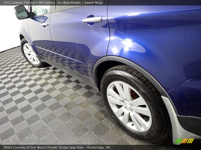 Sky Blue Metallic / Desert Beige 2011 Subaru Tribeca 3.6R Limited