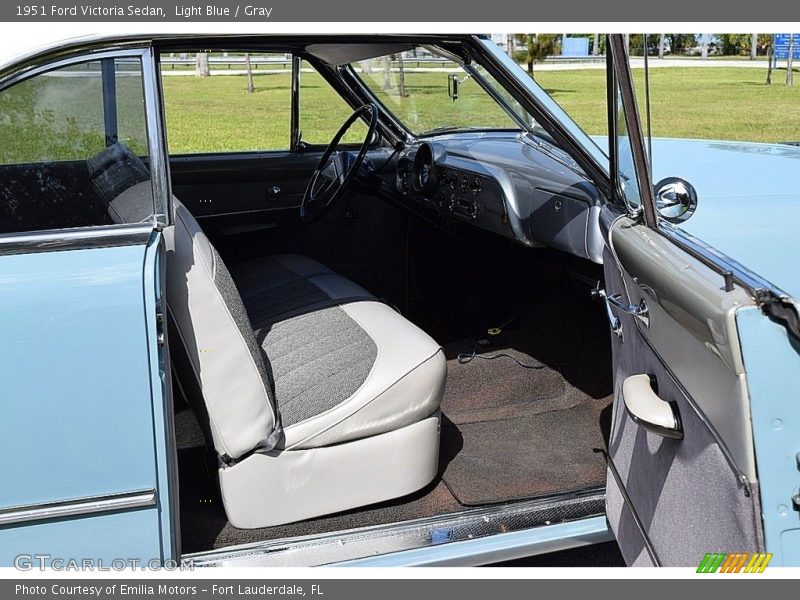 Front Seat of 1951 Victoria Sedan
