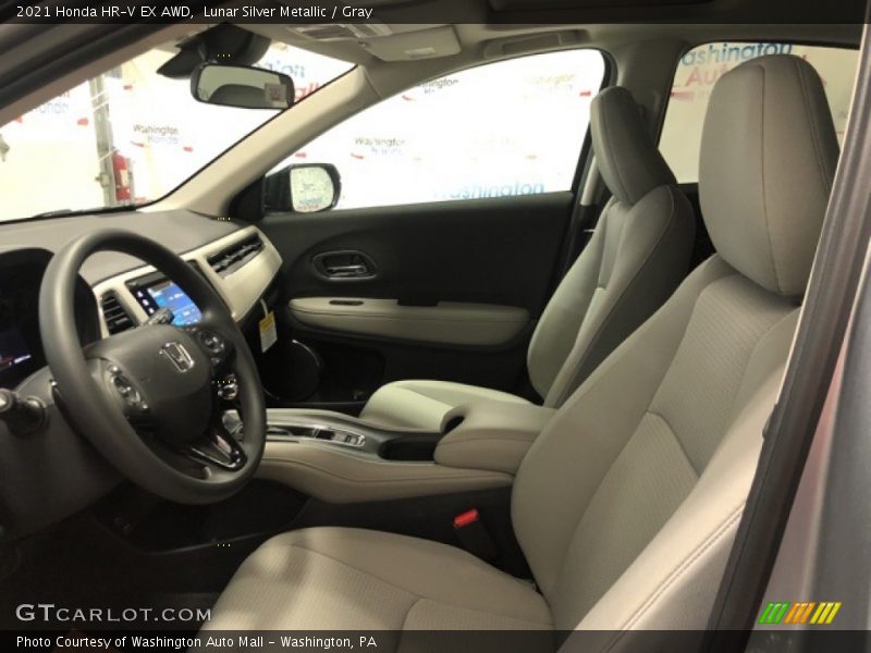 Lunar Silver Metallic / Gray 2021 Honda HR-V EX AWD