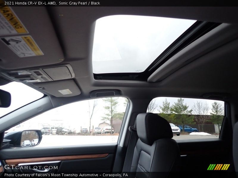 Sonic Gray Pearl / Black 2021 Honda CR-V EX-L AWD