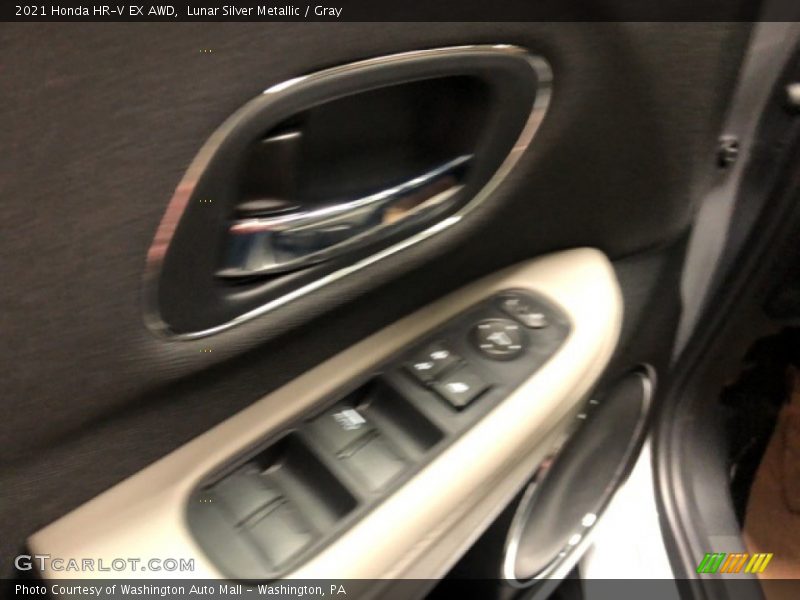 Lunar Silver Metallic / Gray 2021 Honda HR-V EX AWD