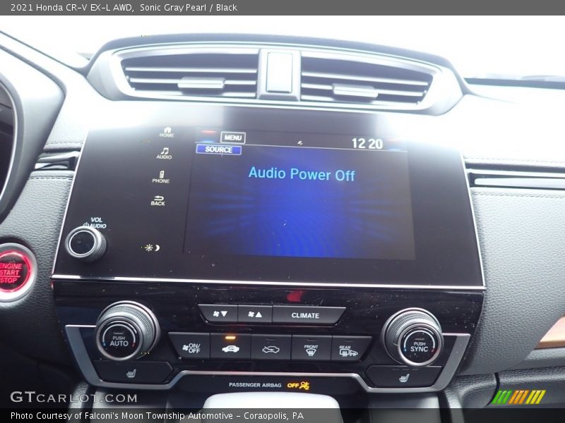 Sonic Gray Pearl / Black 2021 Honda CR-V EX-L AWD