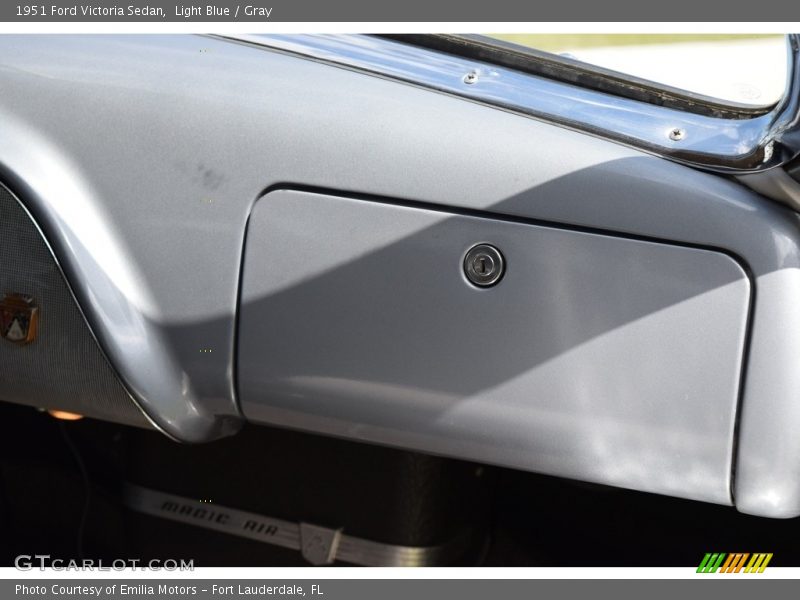 Light Blue / Gray 1951 Ford Victoria Sedan