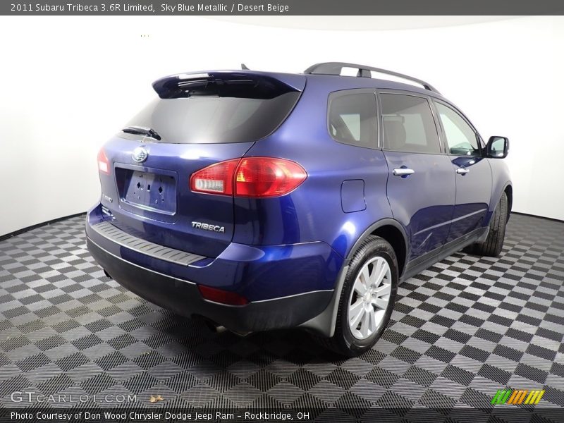 Sky Blue Metallic / Desert Beige 2011 Subaru Tribeca 3.6R Limited