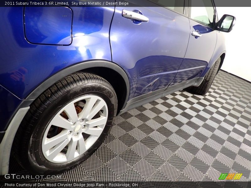 Sky Blue Metallic / Desert Beige 2011 Subaru Tribeca 3.6R Limited