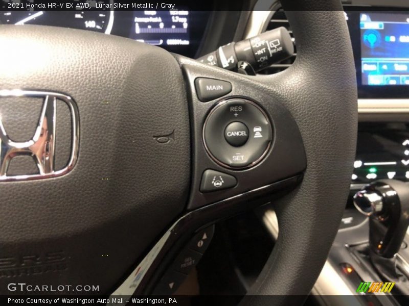 Lunar Silver Metallic / Gray 2021 Honda HR-V EX AWD