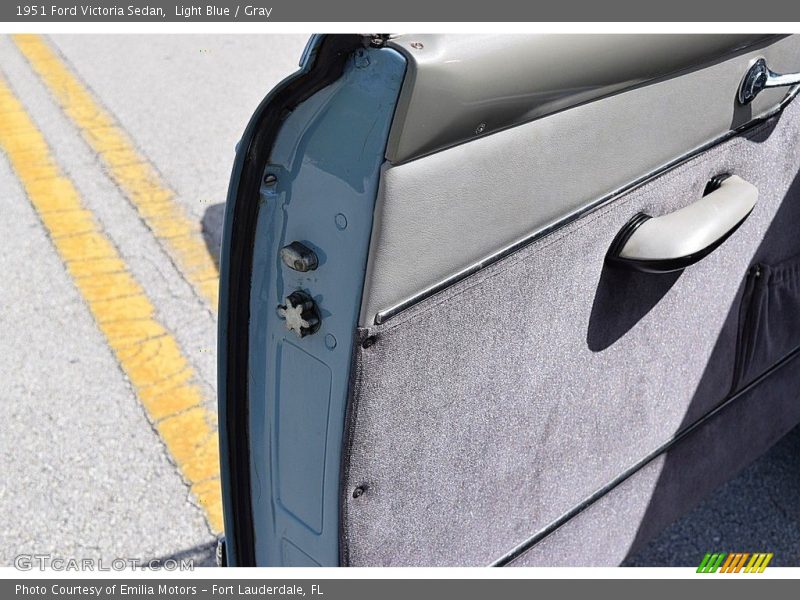 Light Blue / Gray 1951 Ford Victoria Sedan
