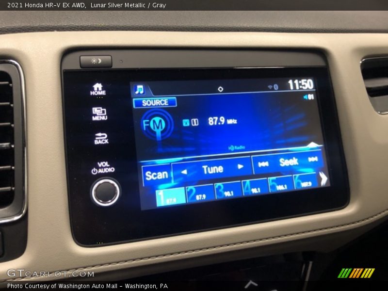 Lunar Silver Metallic / Gray 2021 Honda HR-V EX AWD