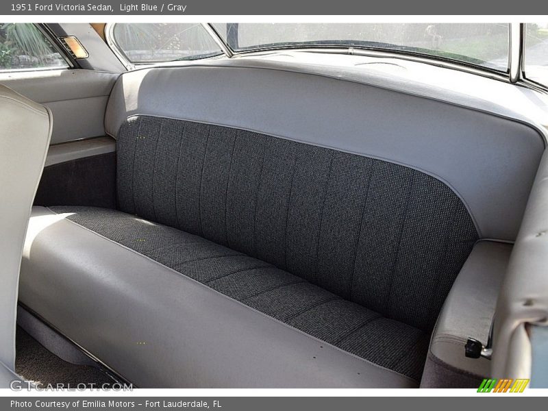 Rear Seat of 1951 Victoria Sedan