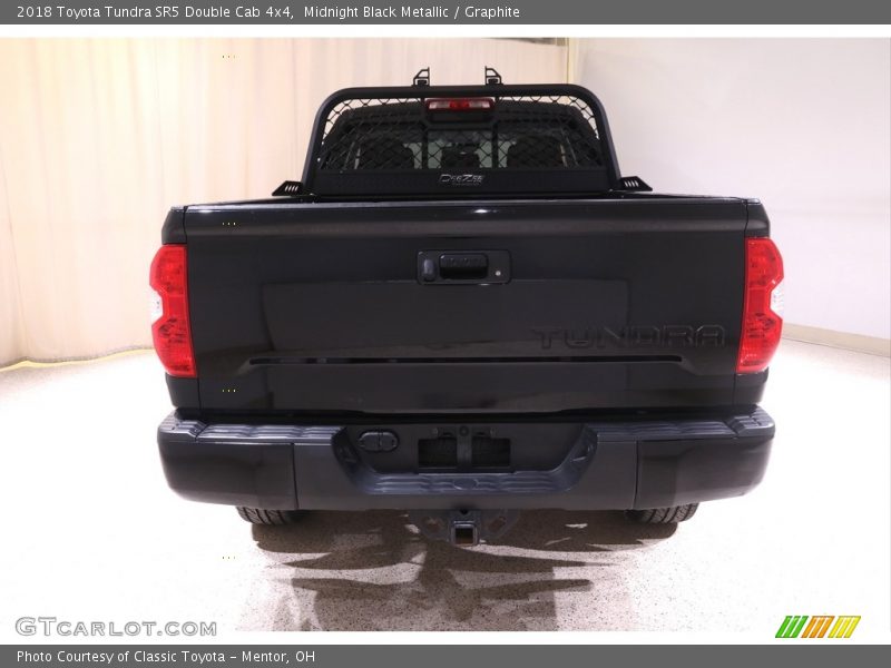 Midnight Black Metallic / Graphite 2018 Toyota Tundra SR5 Double Cab 4x4