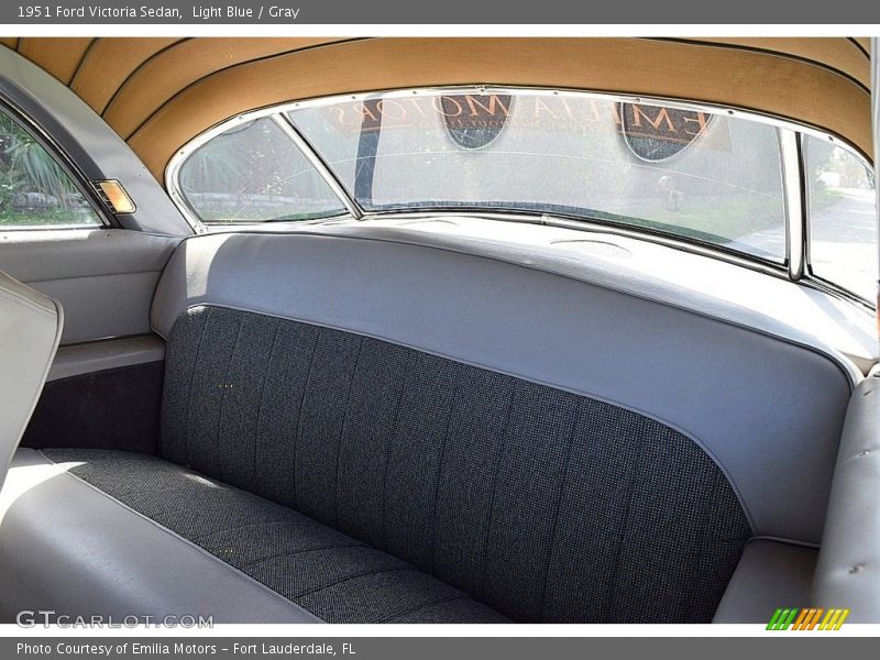 Rear Seat of 1951 Victoria Sedan
