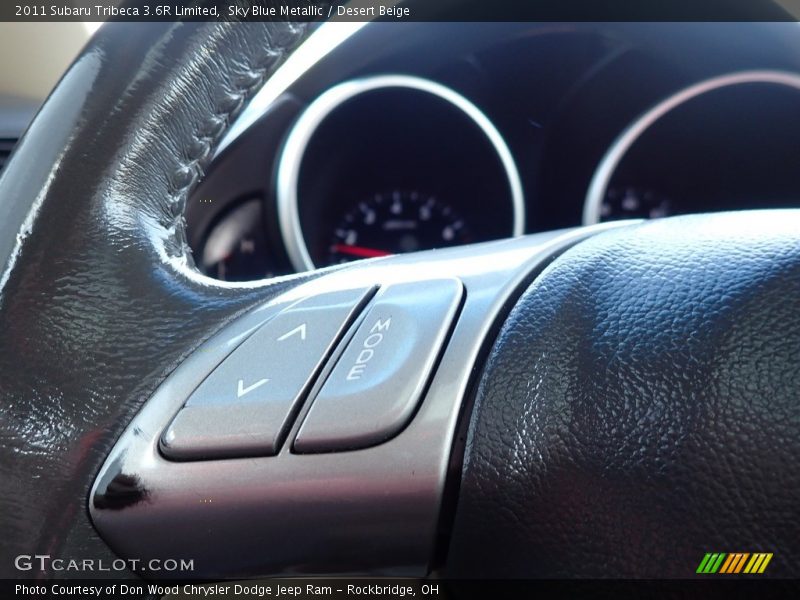 Sky Blue Metallic / Desert Beige 2011 Subaru Tribeca 3.6R Limited
