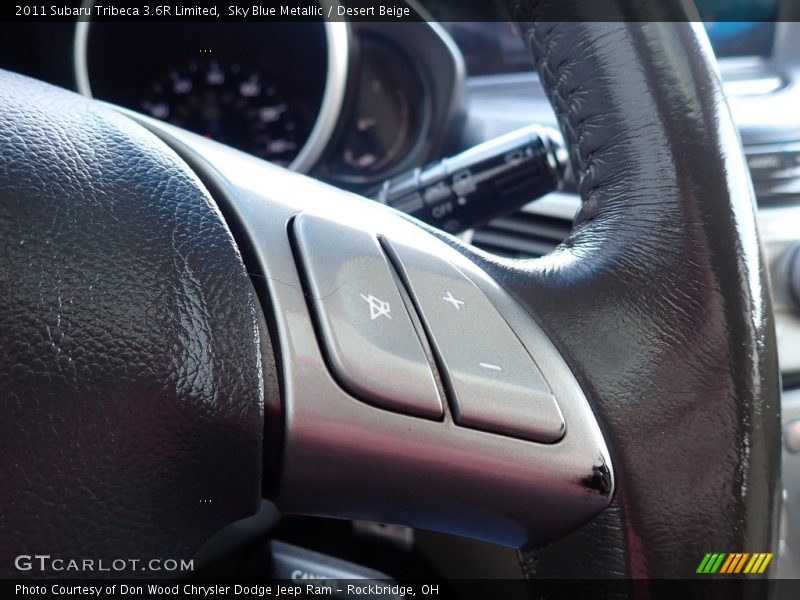 Sky Blue Metallic / Desert Beige 2011 Subaru Tribeca 3.6R Limited