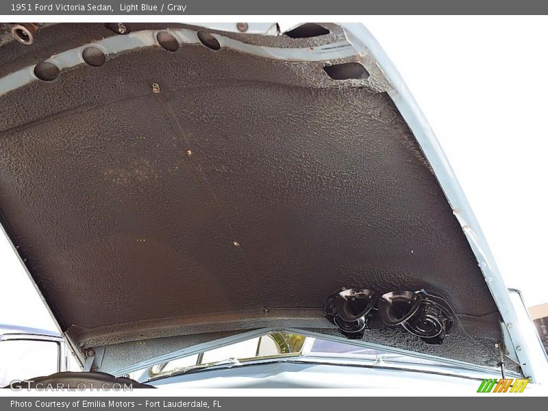 Light Blue / Gray 1951 Ford Victoria Sedan