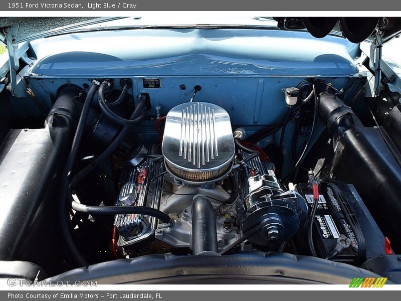 Light Blue / Gray 1951 Ford Victoria Sedan
