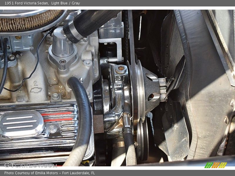 Light Blue / Gray 1951 Ford Victoria Sedan