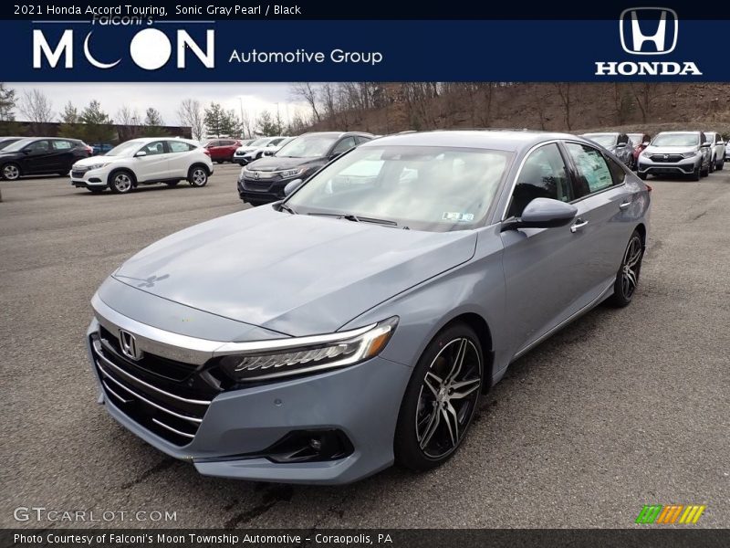 Sonic Gray Pearl / Black 2021 Honda Accord Touring