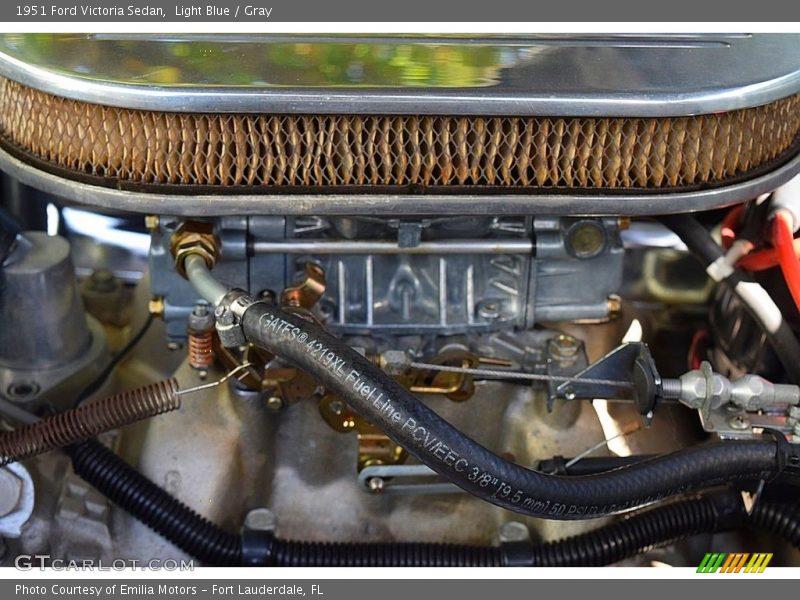 Light Blue / Gray 1951 Ford Victoria Sedan