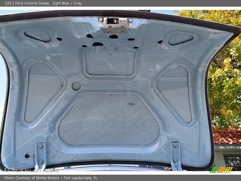 Light Blue / Gray 1951 Ford Victoria Sedan
