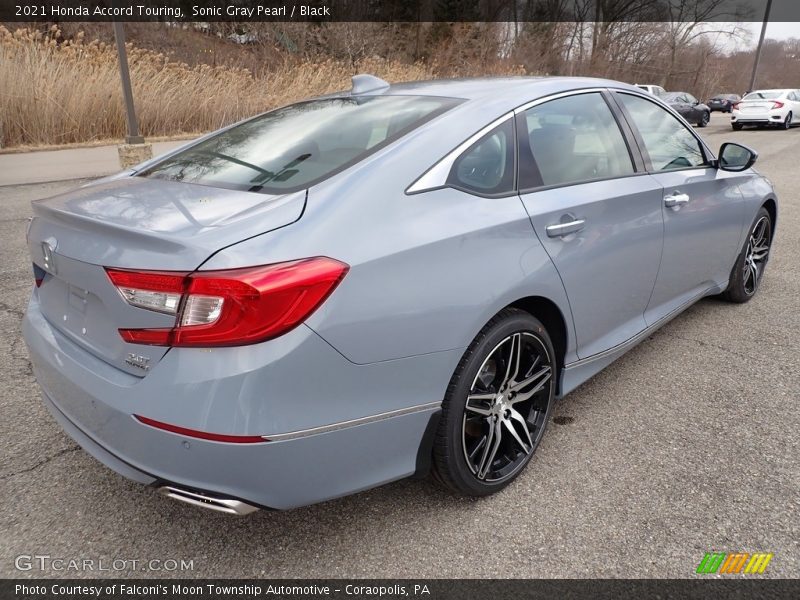 Sonic Gray Pearl / Black 2021 Honda Accord Touring