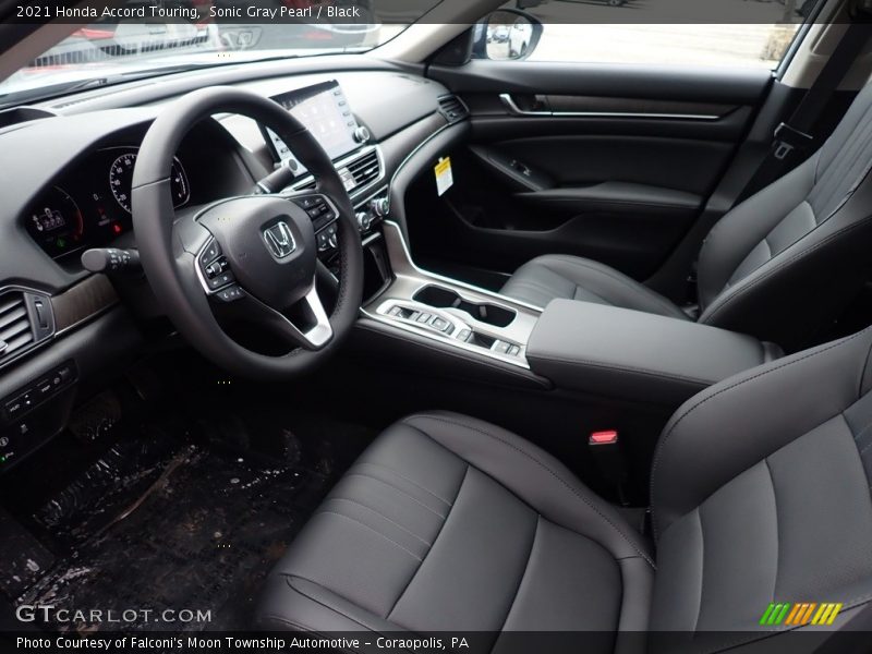 Front Seat of 2021 Accord Touring