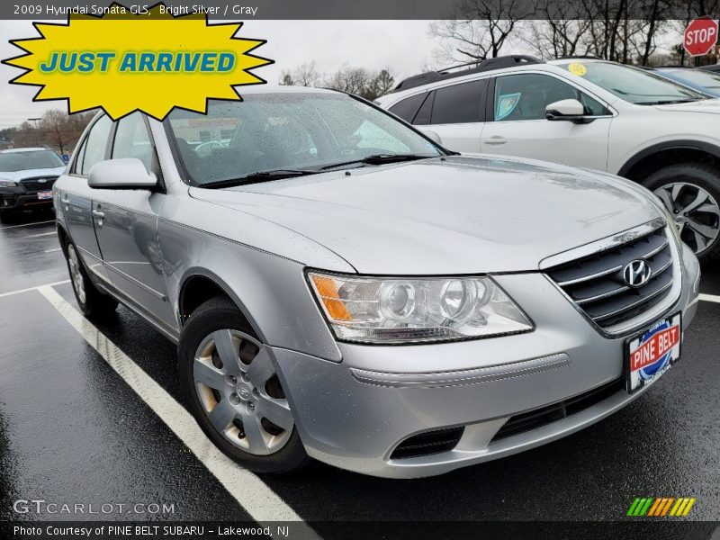 Bright Silver / Gray 2009 Hyundai Sonata GLS