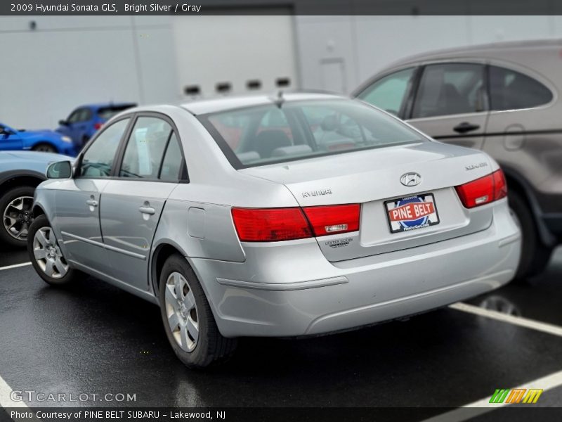 Bright Silver / Gray 2009 Hyundai Sonata GLS