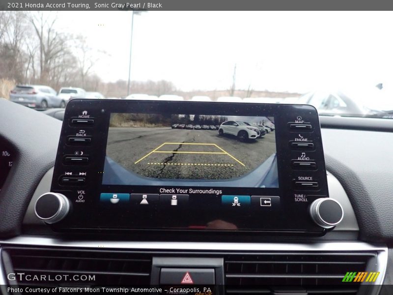 Sonic Gray Pearl / Black 2021 Honda Accord Touring