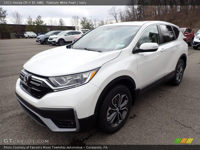 Front 3/4 View of 2021 CR-V EX AWD