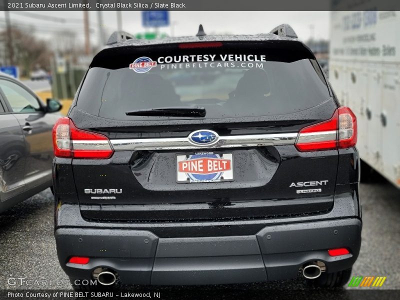 Crystal Black Silica / Slate Black 2021 Subaru Ascent Limited