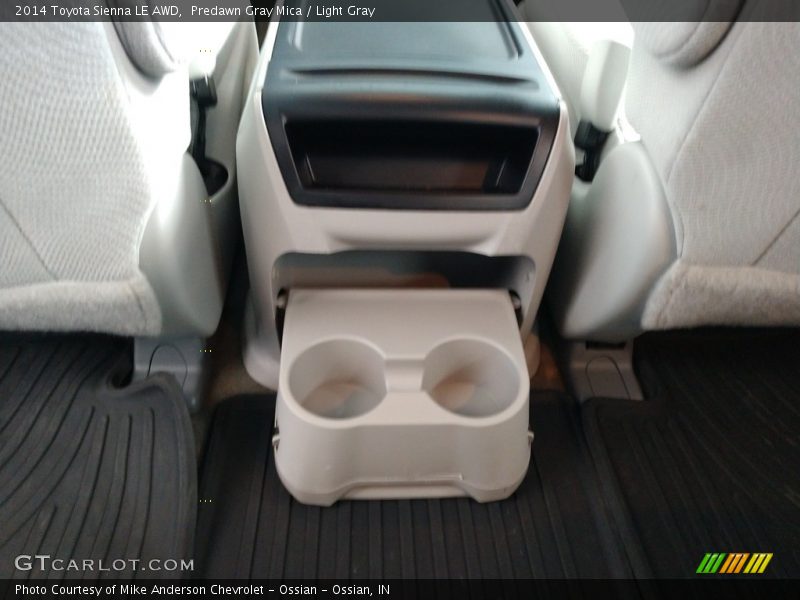 Predawn Gray Mica / Light Gray 2014 Toyota Sienna LE AWD