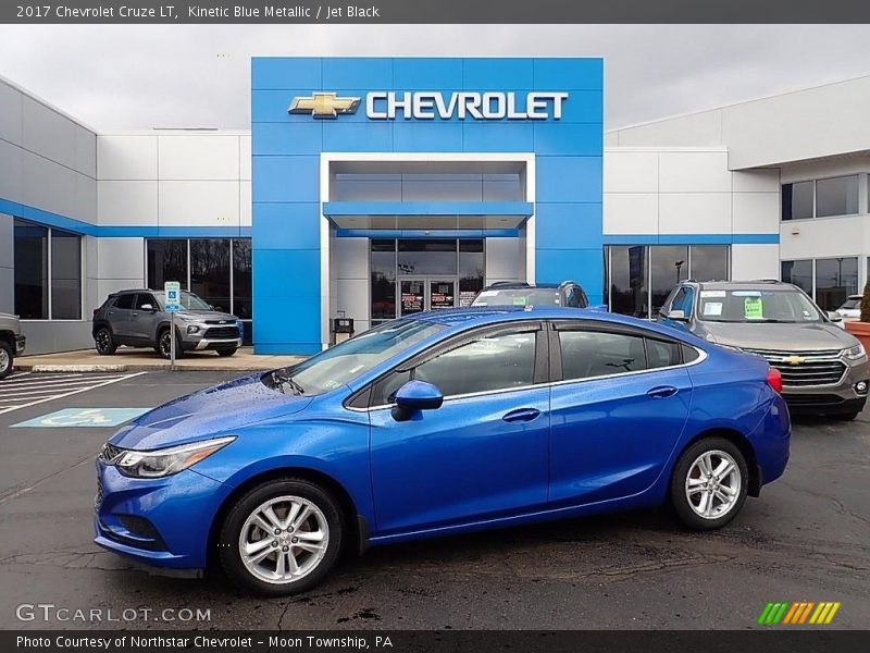 Kinetic Blue Metallic / Jet Black 2017 Chevrolet Cruze LT
