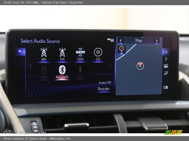Nebula Gray Pearl / Rioja Red 2018 Lexus NX 300 AWD