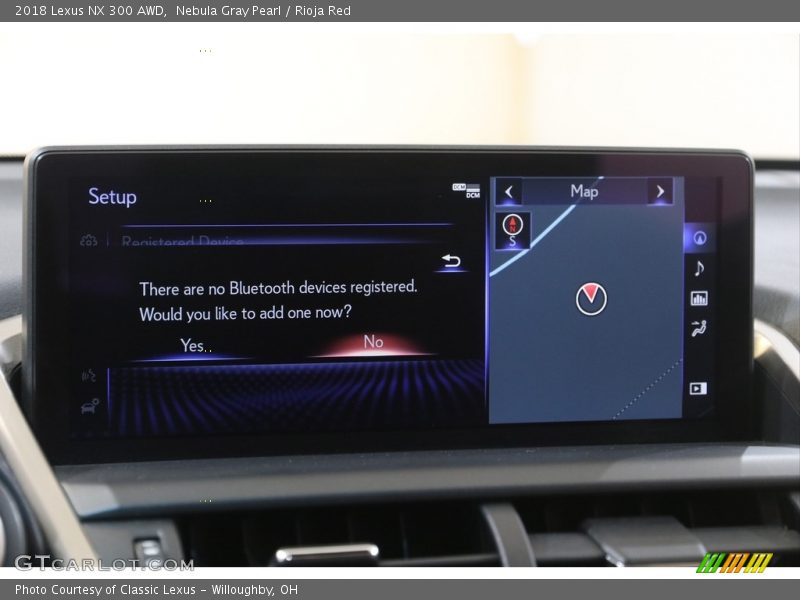 Nebula Gray Pearl / Rioja Red 2018 Lexus NX 300 AWD