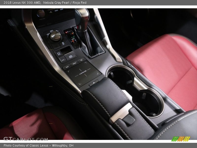 Nebula Gray Pearl / Rioja Red 2018 Lexus NX 300 AWD