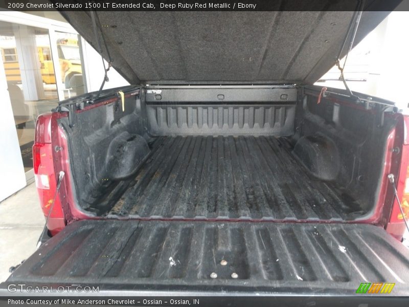 Deep Ruby Red Metallic / Ebony 2009 Chevrolet Silverado 1500 LT Extended Cab