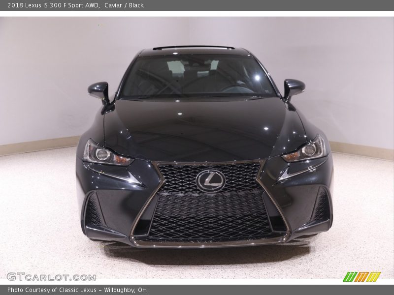 Caviar / Black 2018 Lexus IS 300 F Sport AWD