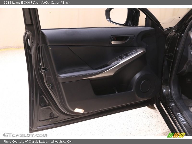 Caviar / Black 2018 Lexus IS 300 F Sport AWD