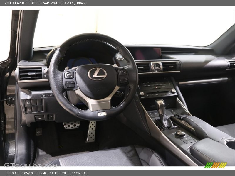 Caviar / Black 2018 Lexus IS 300 F Sport AWD