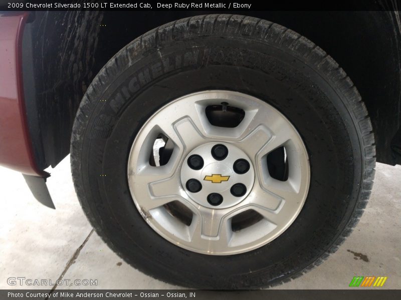 Deep Ruby Red Metallic / Ebony 2009 Chevrolet Silverado 1500 LT Extended Cab