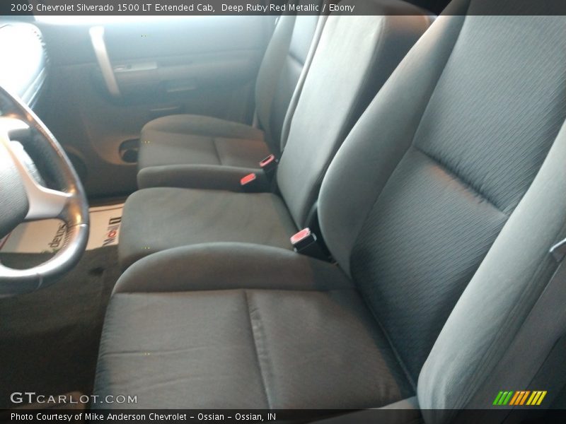 Deep Ruby Red Metallic / Ebony 2009 Chevrolet Silverado 1500 LT Extended Cab