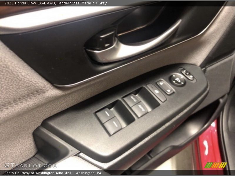 Modern Steel Metallic / Gray 2021 Honda CR-V EX-L AWD