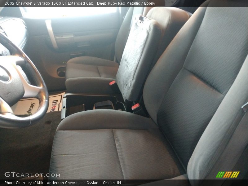 Deep Ruby Red Metallic / Ebony 2009 Chevrolet Silverado 1500 LT Extended Cab