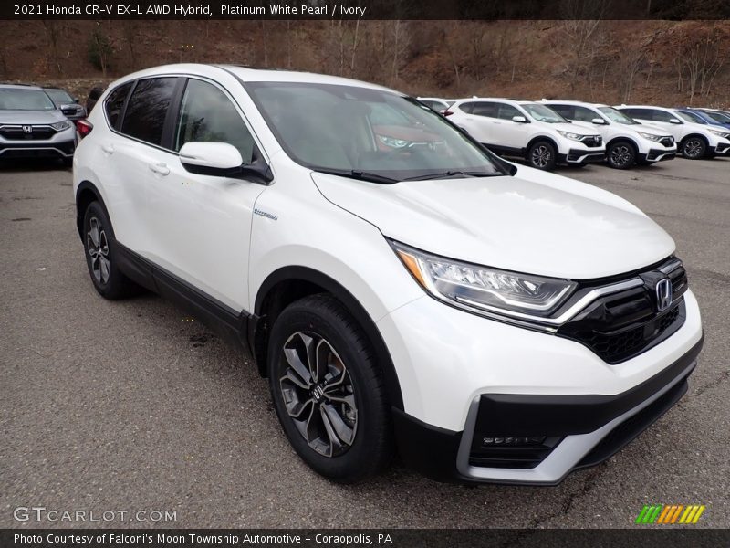 Front 3/4 View of 2021 CR-V EX-L AWD Hybrid