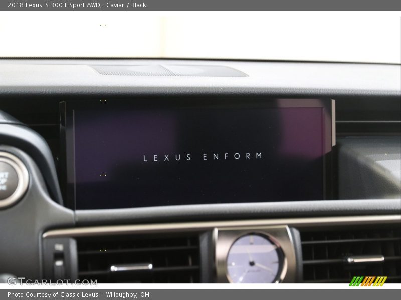 Caviar / Black 2018 Lexus IS 300 F Sport AWD