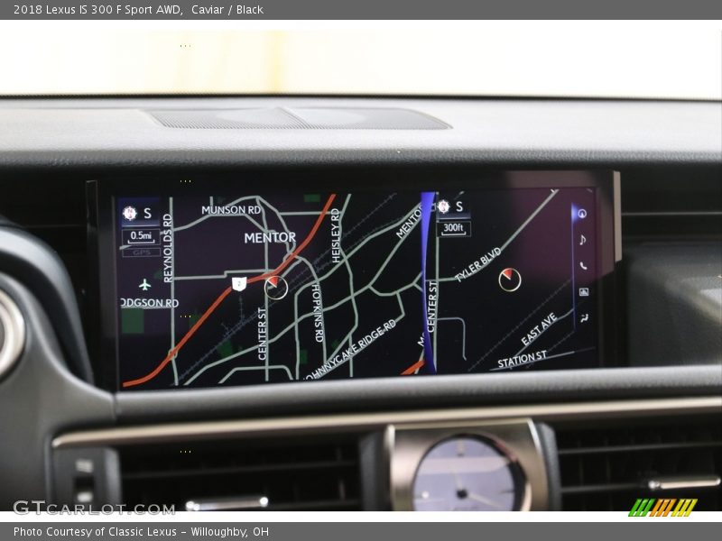 Caviar / Black 2018 Lexus IS 300 F Sport AWD