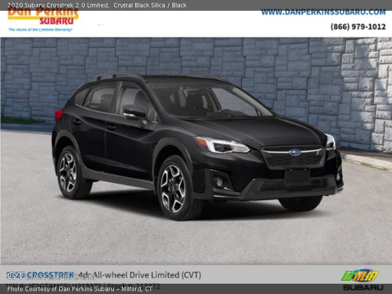 Crystal Black Silica / Black 2020 Subaru Crosstrek 2.0 Limited