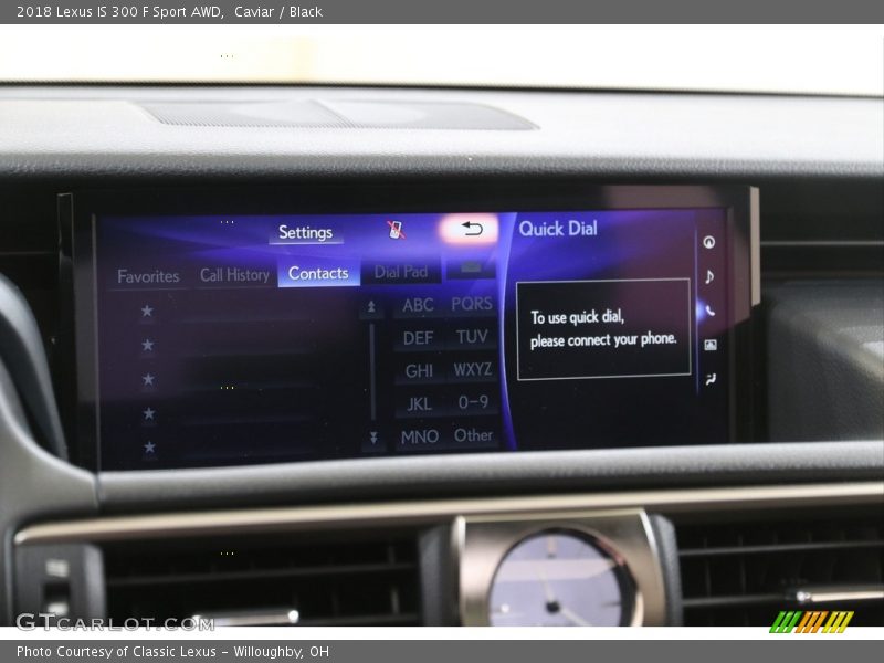 Caviar / Black 2018 Lexus IS 300 F Sport AWD