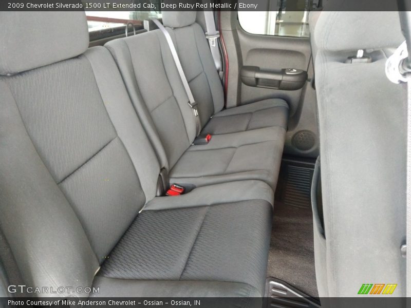 Rear Seat of 2009 Silverado 1500 LT Extended Cab