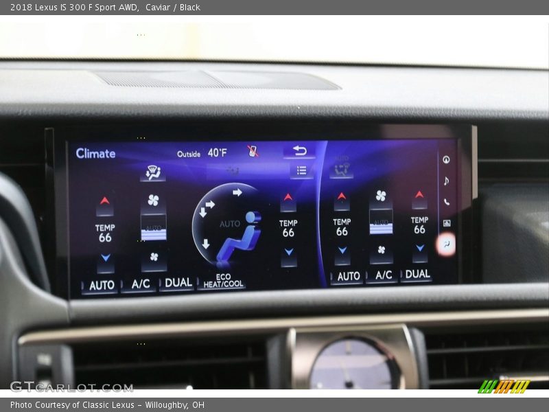 Caviar / Black 2018 Lexus IS 300 F Sport AWD
